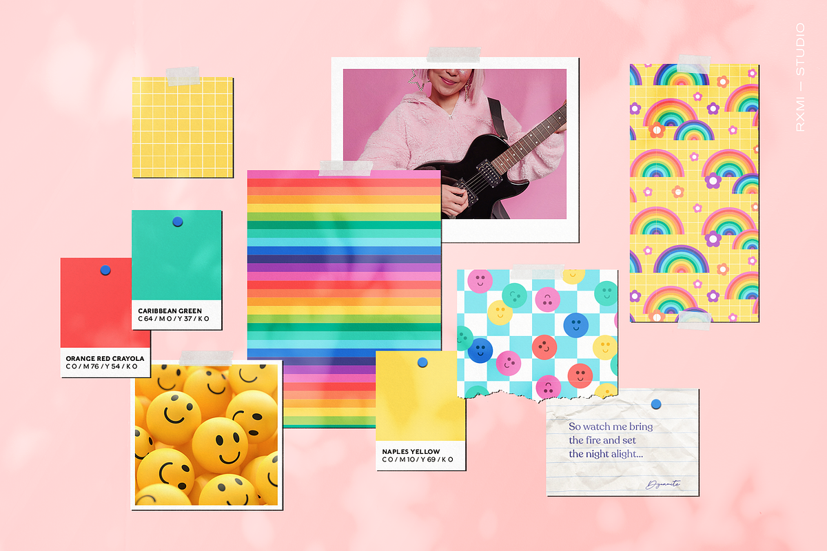 Rainbows & Smiles Pattern Collection, a Pattern Graphic by Rxmi Studio (Photo 2 of 10)