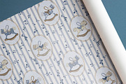 Rocking Horses Cute Seamless Pattern, a Pattern Graphic by MouseGrey (Thumbnail 5 of 7)