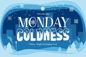 Monday Coldness, a Symbol Font by alit design
