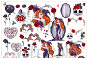 Boujee Witch Hand Drawn Clipart, a Decorative Illustration by Masha  Studio (Thumbnail 3 of 5)