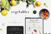 Vegetable illustration. Organic food, a Food Illustration by Diana Askarova Art (Thumbnail 2 of 6)