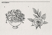 Wedding Sketch Set PNG, a Decorative Illustration by LOKSKIH (Thumbnail 5 of 9)