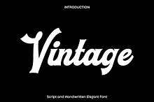 Vintage - Elegant Script