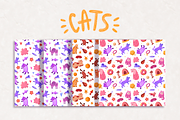 Cute Cat Clipart - Kids Bundle, an Animal Illustration by Moon House Shop (Thumbnail 2 of 5)