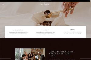 Bloom: Squarespace 7.1 Template