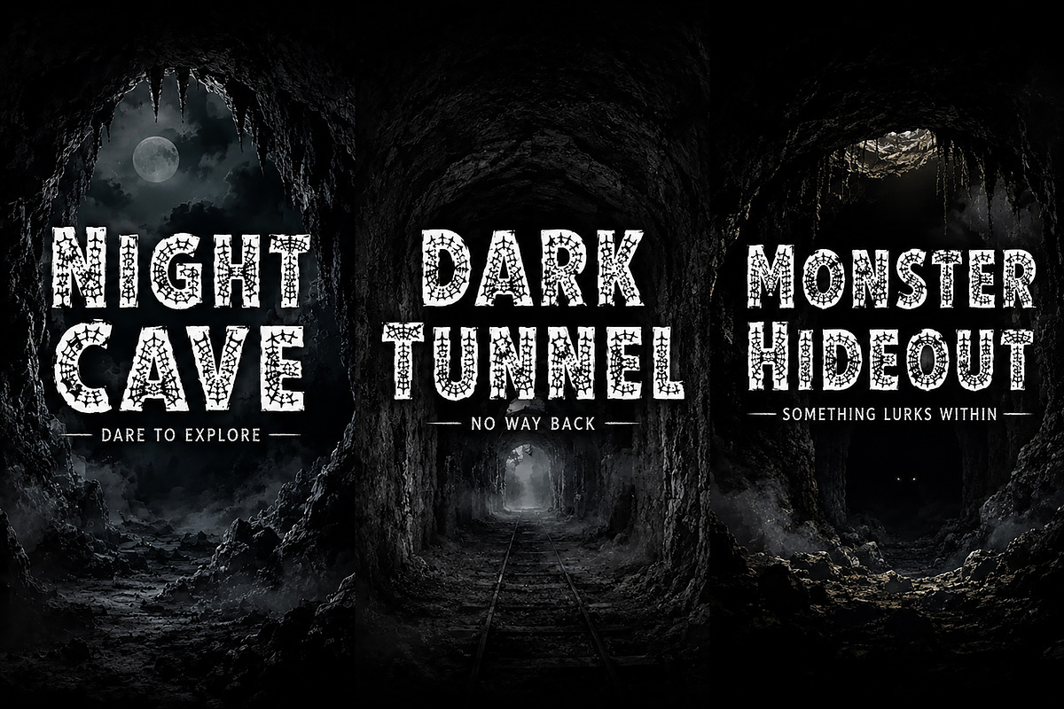 Cave Horror, a Serif Font by Wow Magic (Photo 3 of 5)