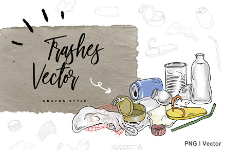 Trashes Vector