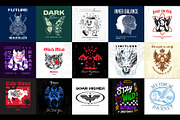 50 Streetwear T-Shirt Designs Bundle, an Object Graphic by Pries Studio (Thumbnail 4 of 4)