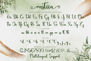 Rastica - Handwritten Font