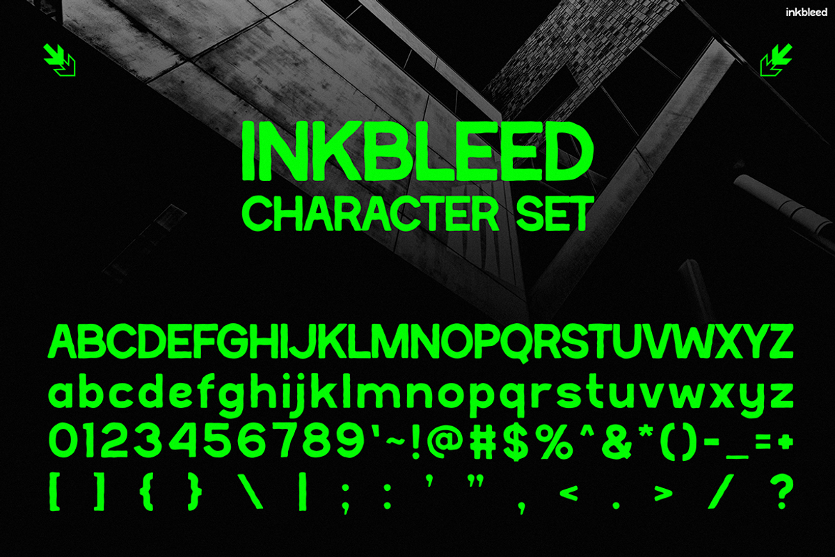 Inkbleed, a Sans Serif Font by Pinisi ART (Photo 2 of 10)