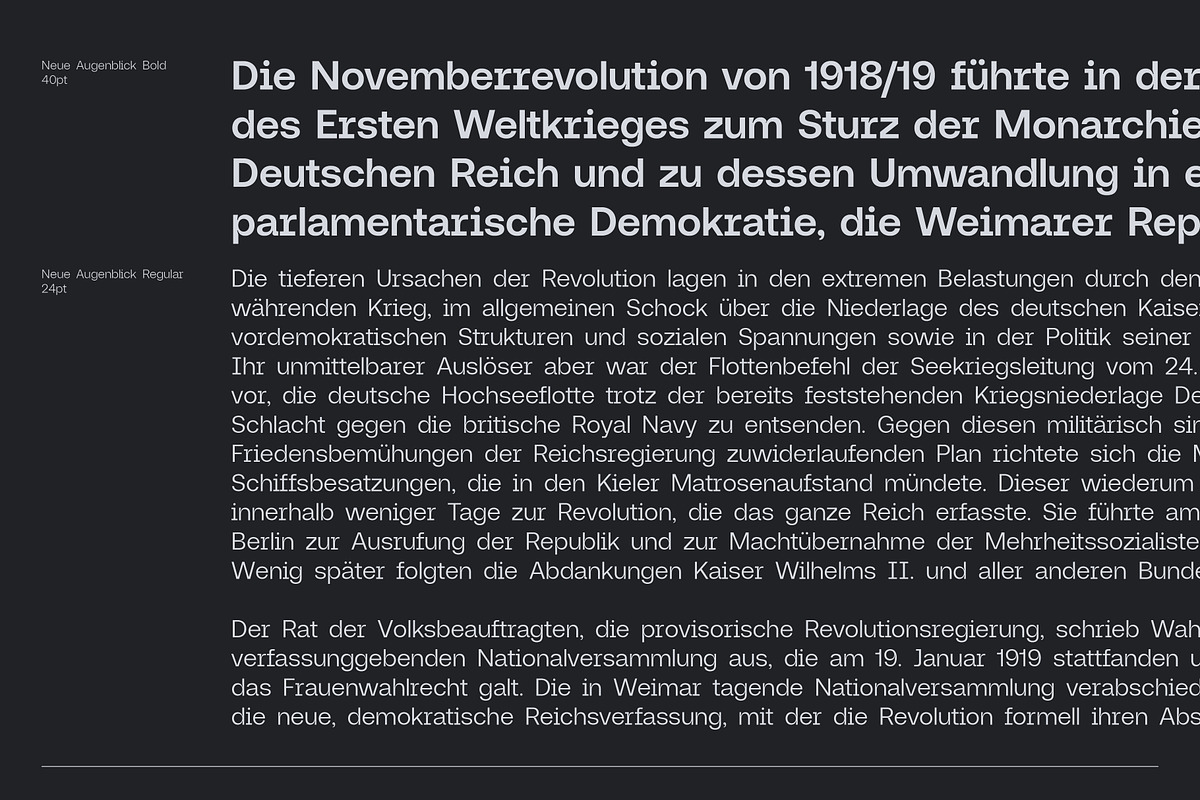 90% Off Neue-Augenblick Family, a Font by HARMNESSLESS (Photo 11 of 30)