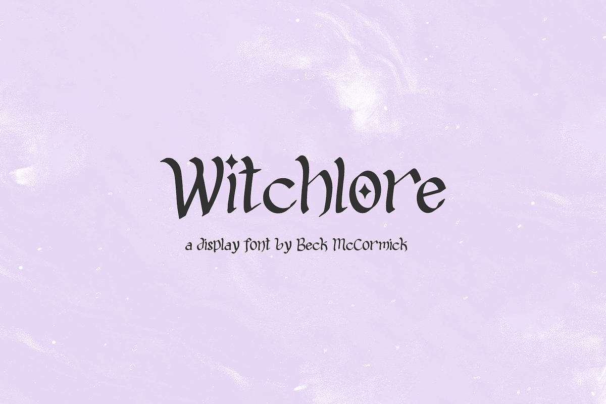 Witchlore Display Font, a Handwritten Font by Beck McCormick (Photo 1 of 10)