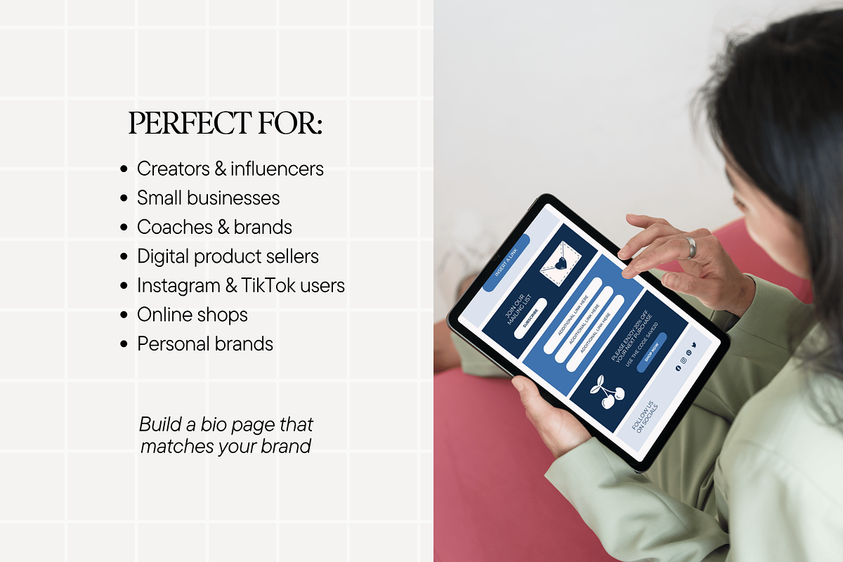 Canva Link In Bio Template, a Landing Page Template by Anna Design Studio (Photo 6 of 10)