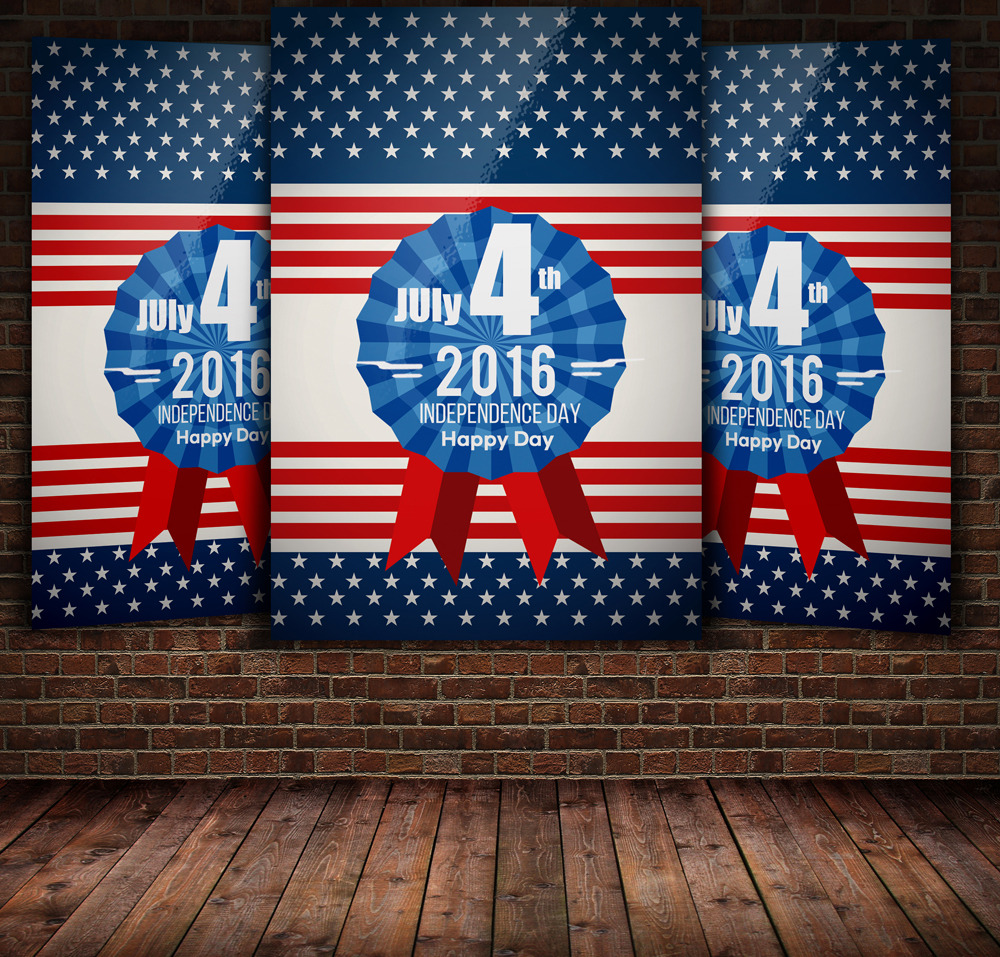 4th of July Flyer Template, a Flyer Template by Psd Templates