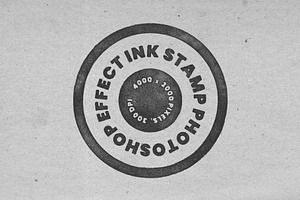 Ink Stamp Photoshop Effect, a Layer Style Add-On by Opaq Studio