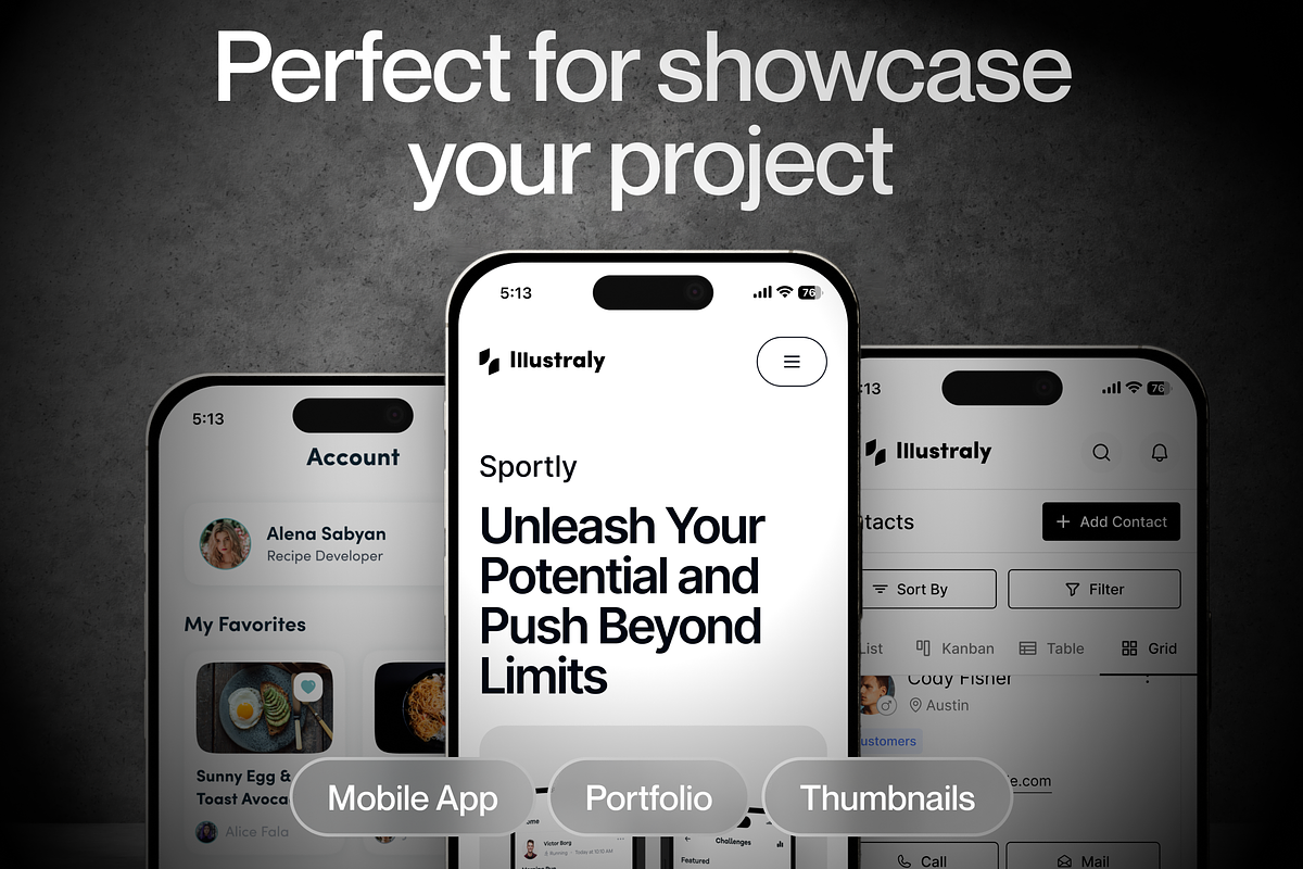 Apple iPhone 15 Pro Mockup, an iPhone Mockup by Illustraly Design (Photo 2 of 8)