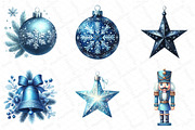 Christmas Blue Clipart PNG, an Illustration by DreamPrint404 (Thumbnail 2 of 4)