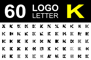 Set of letter K logo