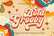 Bold Groovy - Groovy Font, a Slab Serif Font by Densu Creative (Thumbnail 1 of 9)