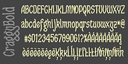 Craggy, a Handwritten Font by Ingrimayne Type (Thumbnail 8 of 9)