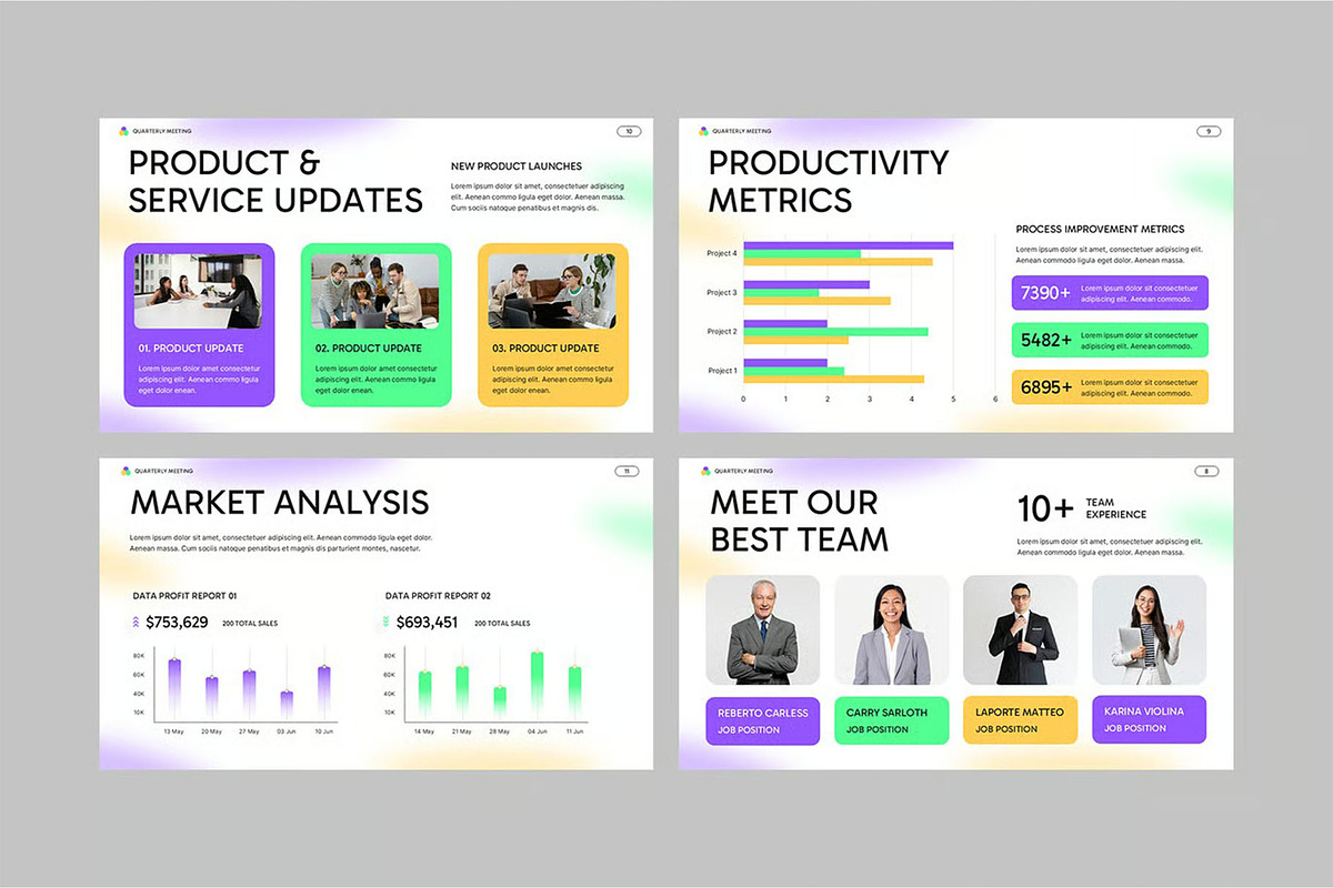 Quarterly Meeting Powerpoint preview 3