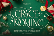 Grace Loomine, a Serif Font by Burntilldead (Thumbnail 1 of 12)