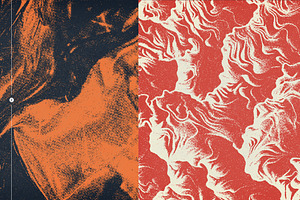 Psychedelic Halftone Textures