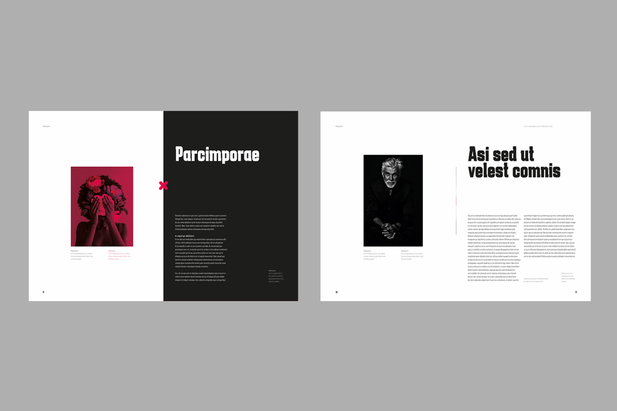 Modern A4 Magazine Template, a Print Template by McLittle Stock (Photo 4 of 5)