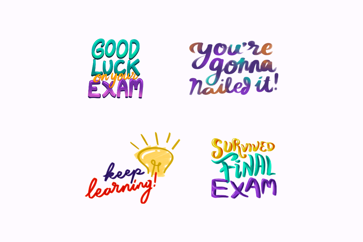 Study Motivation Lettering, an Education Illustration by Deemak Daksina (Photo 2 of 3)