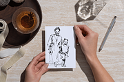 Whimsical Mother's Day Line Art Set, an Object Illustration by GiraffeCreative (Thumbnail 14 of 16)