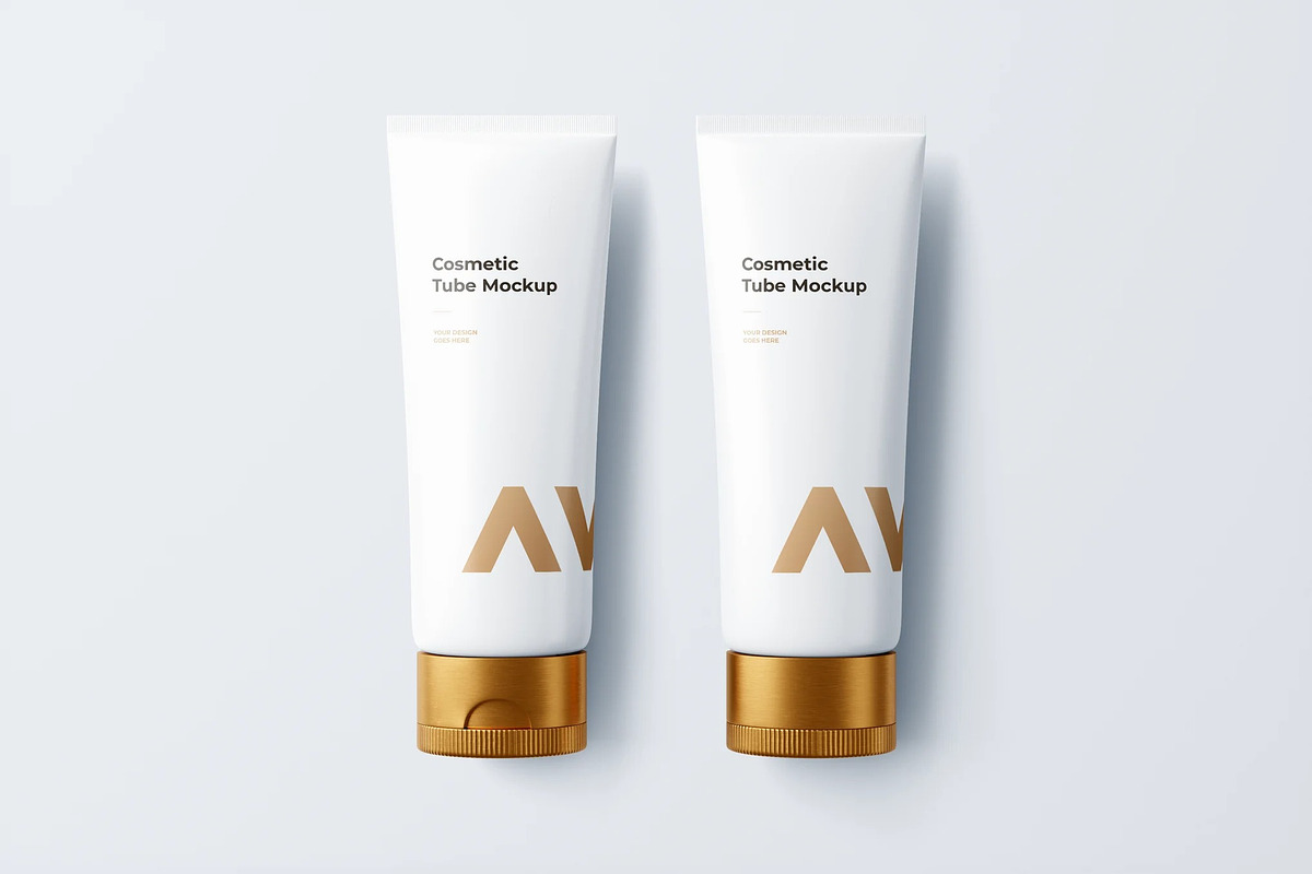 Cosmetic Tube Mockup, a Product Mockup by zpackcreative (Photo 1 of 4)