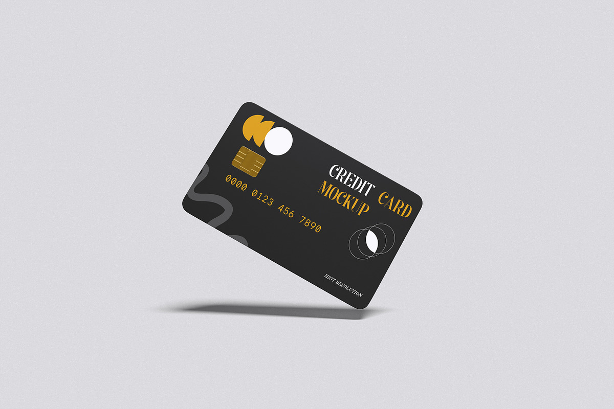 High Quality Credit Card Mockup, a Product Mockup by Afif_studio (Photo 2 of 5)