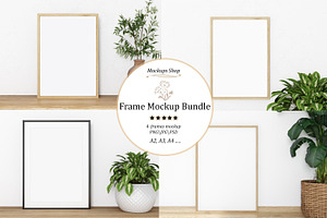 Frame Boho Mockup Bundle - 145, a Print Template by Mockup Shop