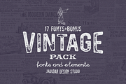 Vintage Pack-Promo 60% off, a Font by Jadugar Design Studio (Thumbnail 1 of 15)