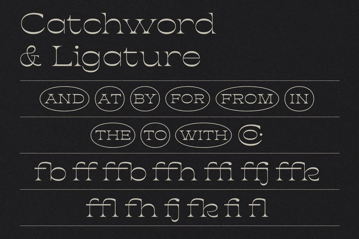 Giant - Ligature Serif Font, a Serif Font by Luna Shop (Photo 7 of 10)