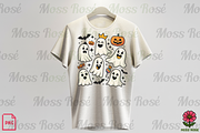 Cute Ghosts Halloween PNG Bundle, a Graphic by Moss Rose (Thumbnail 3 of 3)