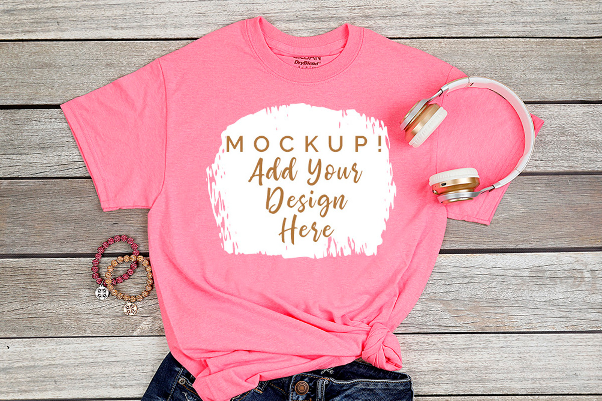 T-Shirt Mockup Bundle, a Shirt Mockup by SUBLIME Styled Stock (Photo 6 of 6)