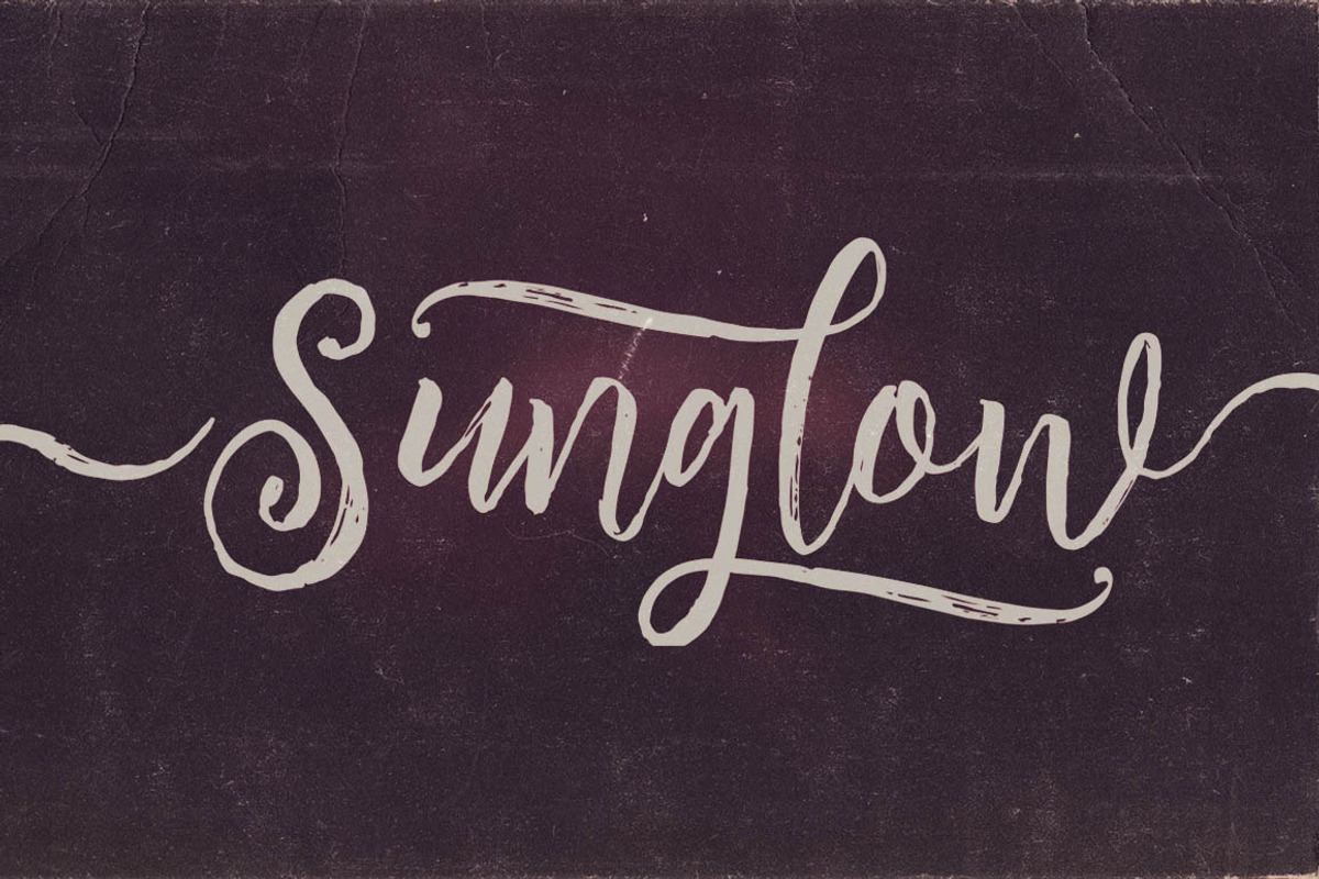 Sunglow Font Duo, a Script Font by Deeezy (Photo 5 of 7)