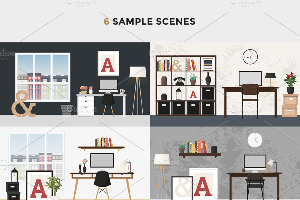 Mini Vector Scene Creator, an Icon by Mgd.Design (Photo 3 of 3)