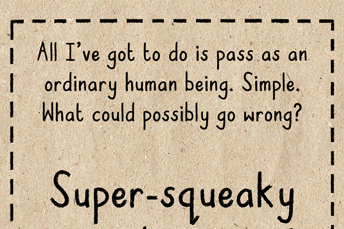 Not a Jot - A Casual Hand Drawn Font, a Sans Serif Font by Hannah Marks (Photo 3 of 3)