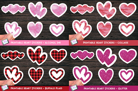 Heart Sticker Bundle | PNG Stickers