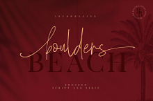 Boulders Beach - Font  Duo