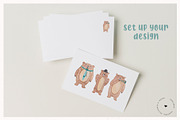 Watercolor Bears, an Illustration by liebe.erika - Papeterie (Thumbnail 3 of 4)