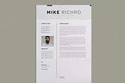Clean Resume/CV | Word & InDesign, a Resume Template by HiveArts (Thumbnail 4 of 4)