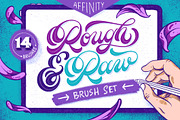 Rough & Raw - Affinity Brushes, a Brush Add-On by Shoutbam (Thumbnail 1 of 9)