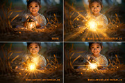 Light flares transparent PNG overlay, a Layer Style Add-On by Walllow Creatives (Thumbnail 2 of 6)
