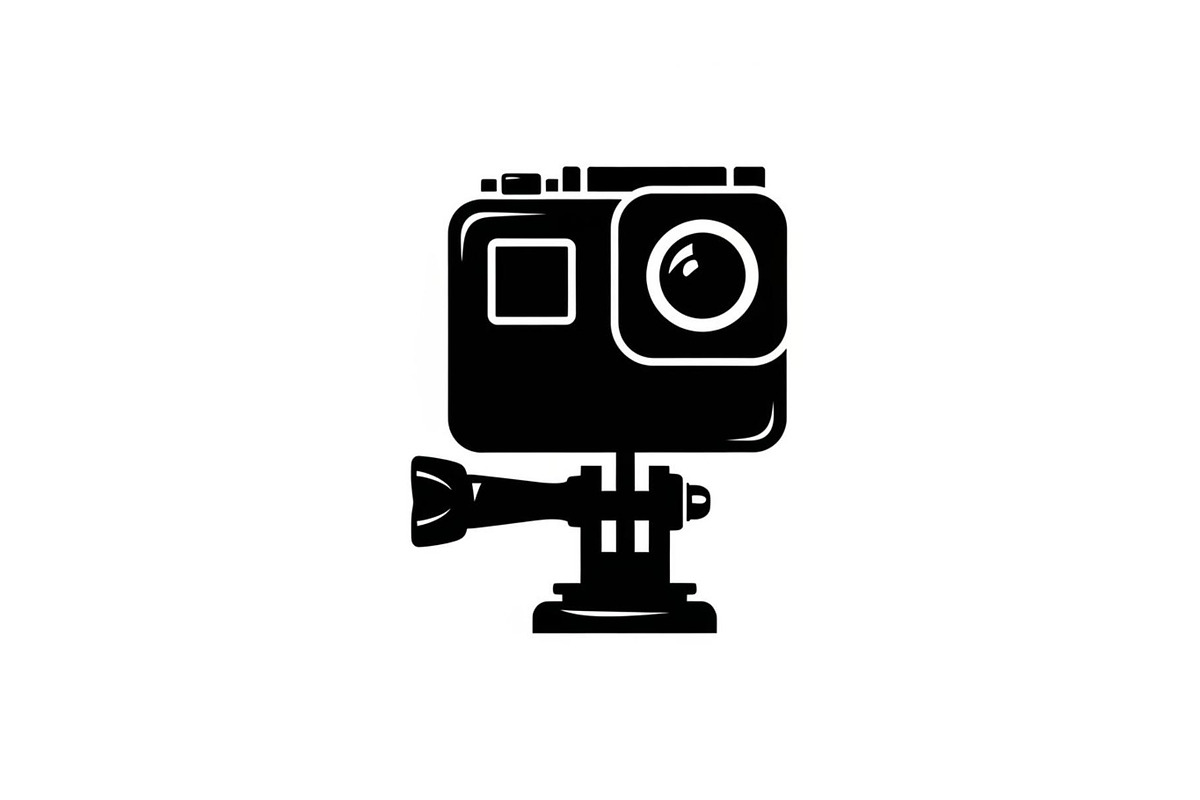 60 Action Camera Silhouette Icon, an Illustration by Artivon (Photo 34 of 61)
