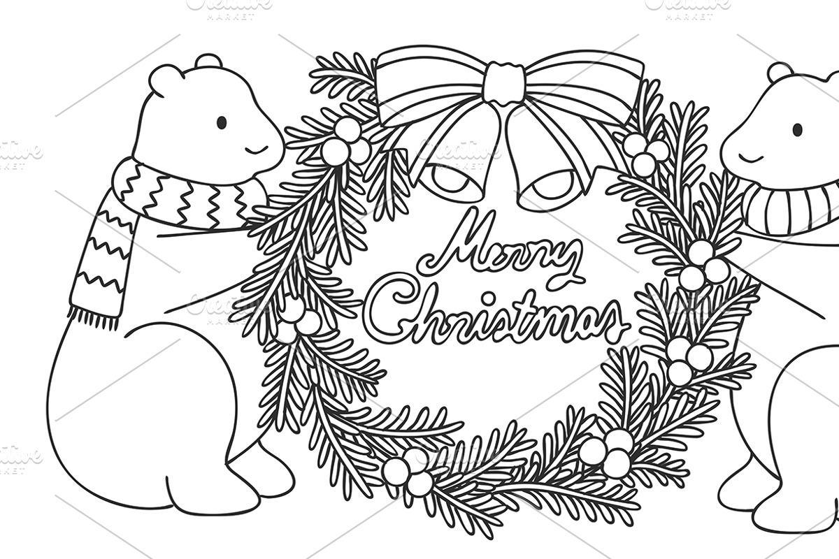 Merry Christmas and happy new year, an Animal Illustration by Somjai King (Photo 10 of 10)