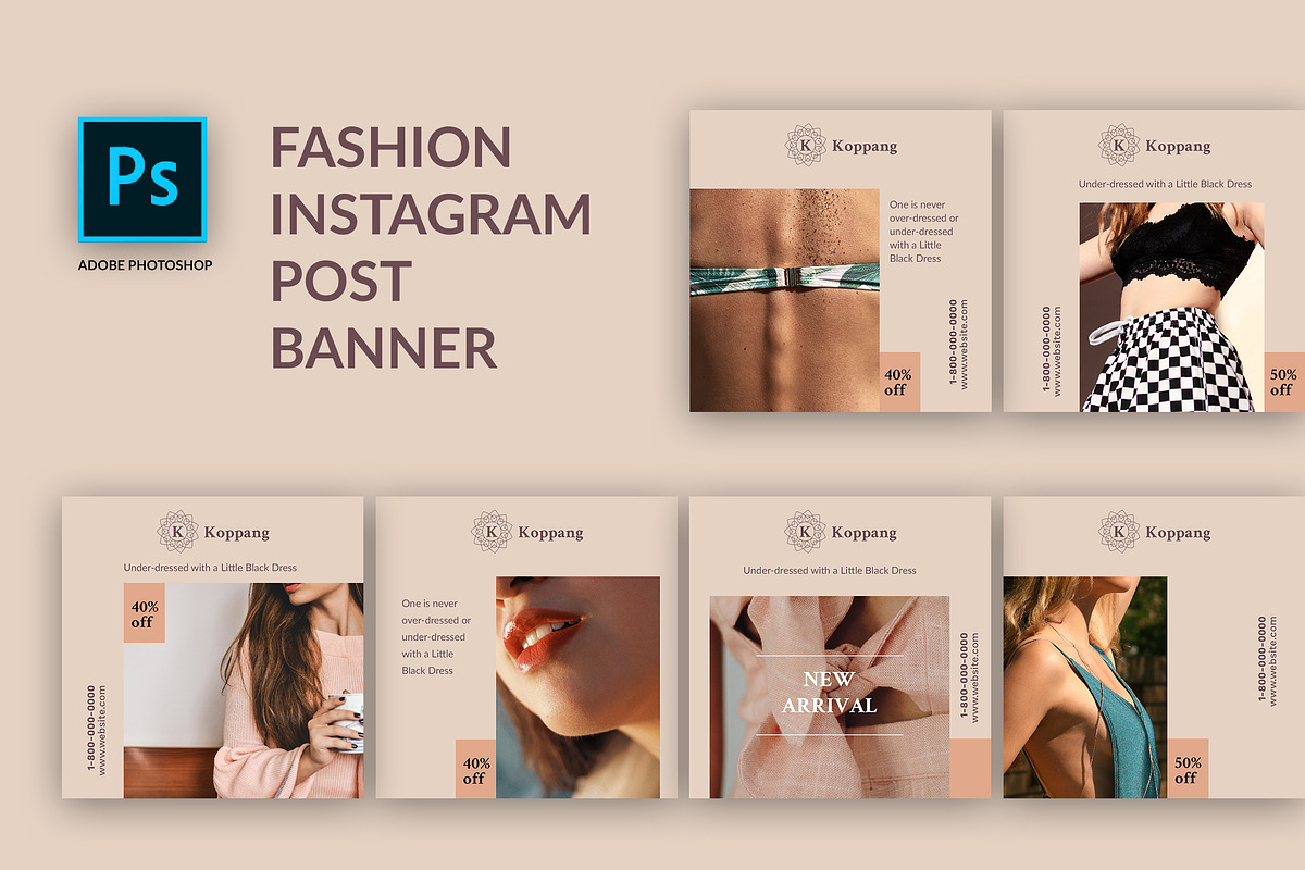 Fashion Instagram Post Banner, a Social Media Template by Giant Design