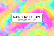 Rainbow Tie Dye Seamless Pattern, a Pattern Graphic by PATTERNBASE (Thumbnail 1 of 4)